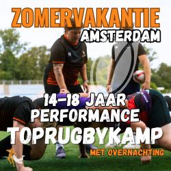Zomervakantie: Performance Toprugbykamp(14-18 jaar)